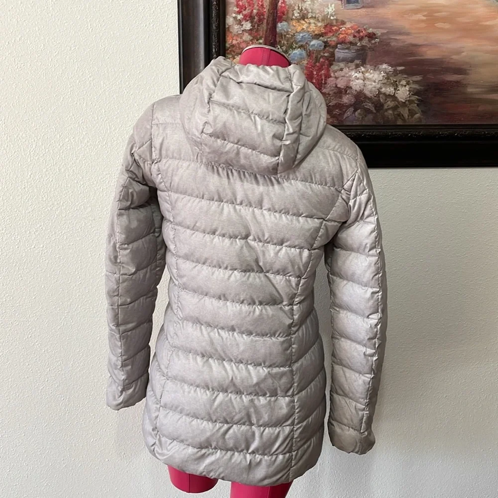 Eddie Bauer EB 650 Down Hooded Packable Quilted Puffer Jacket Coat Size XS